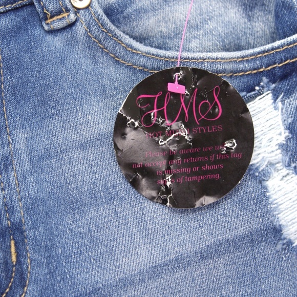 KanCan High Waist Frayed Distressed Ankle Jeans 1 - Picture 8 of 13